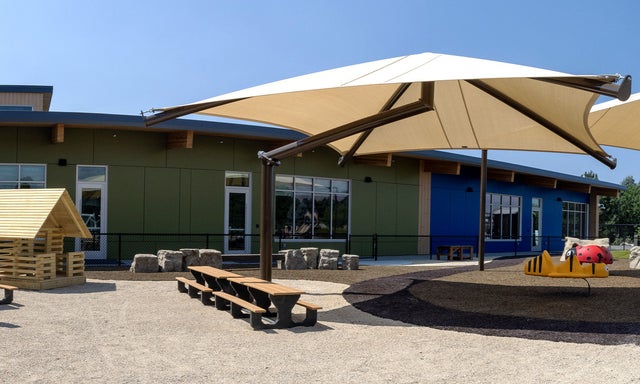 Micron early learning center exterior building photo