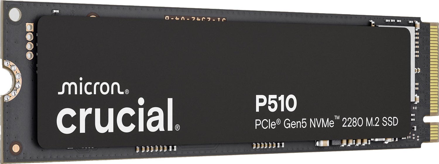 Crucial P5 SSDフラットフロント