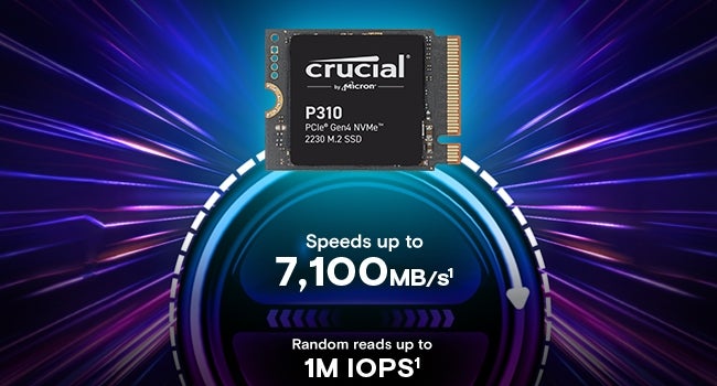 Crucial P310 2230 NVMe specs image