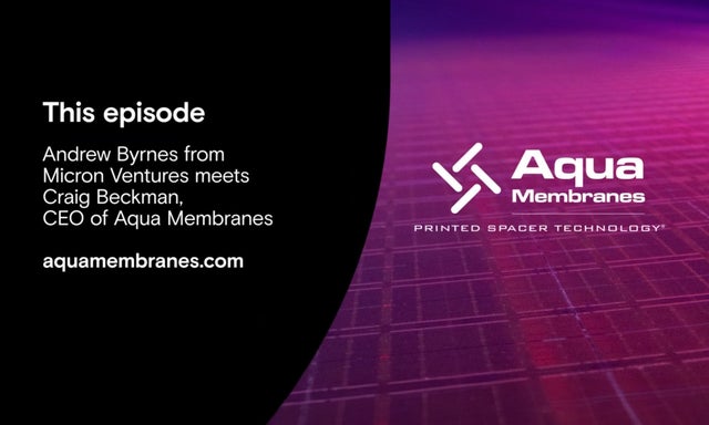 Aqua Membranes five minute founders video