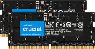 Crucial DDR5-5600 32GBx2 (計64GB) Amazon.in: Buy Crucial 64GB Kit (2x32GB) DDR5-5600 SODIMM CL46