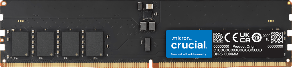 Crucial 16GB DDR5-6400 CUDIMM- view 1