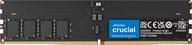 Crucial 64GB DDR5-6400 CUDIMM | CT64G64C52CU5 | Crucial IN