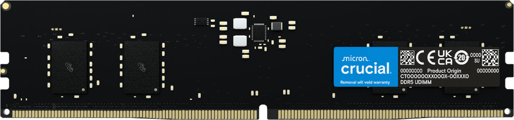 Crucial 8GB DDR5-4800 UDIMM- view 1