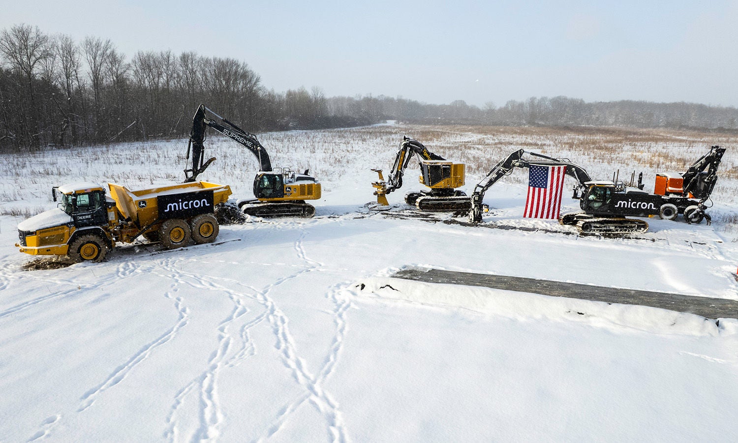 2026 Micron New York groundbreaking ceremony