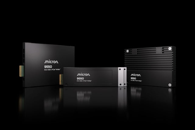 Micron 9550 NVME SSD family of products