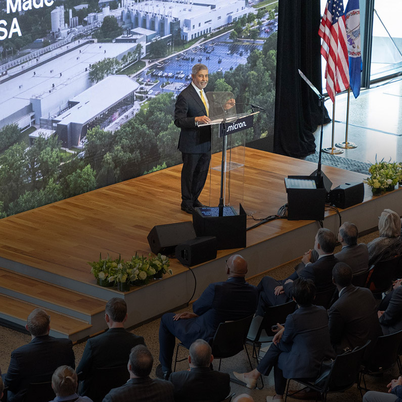 Micron's Virginia expansion celebration
