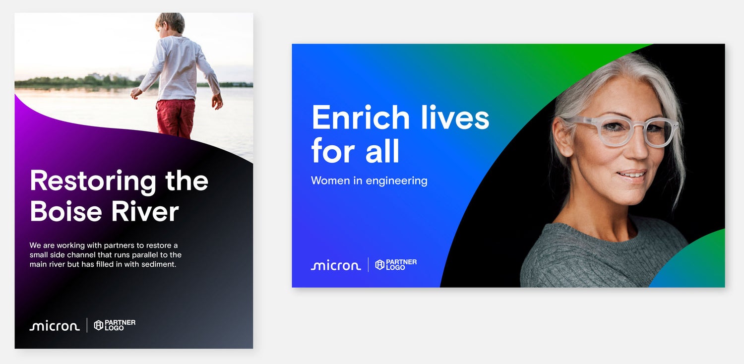 Branding as an equal partner examples