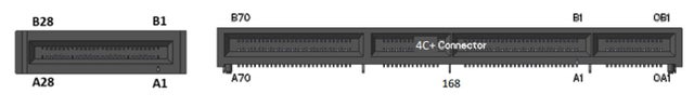 SFF-TA-1002 1Cおよび4C+コネクター
