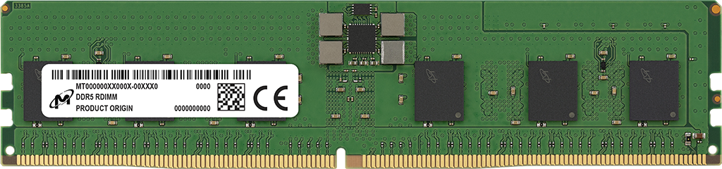 Micron 24GB DDR5-5600 RDIMM 1Rx8 CL46- view 1