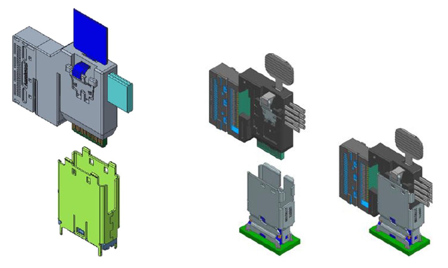 SFF-TA-1016 and SFF-TA-1035 Hybrid orthogonal connector