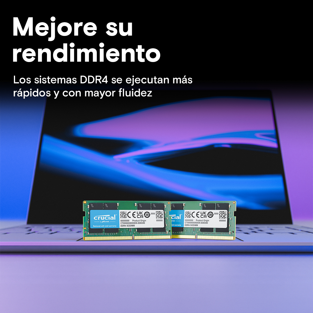 Crucial 32GB Kit (16GBx2) DDR4-3200 SODIMM | CT2K16G4SFRA32A