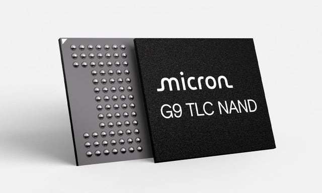 Micron G9 TLC NAND front and back