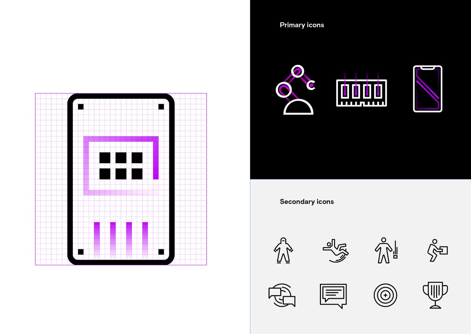 Data visualization iconography styles