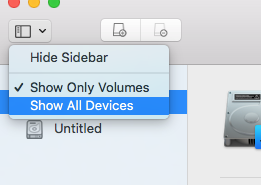 在 el capitan 中初始化 SSD