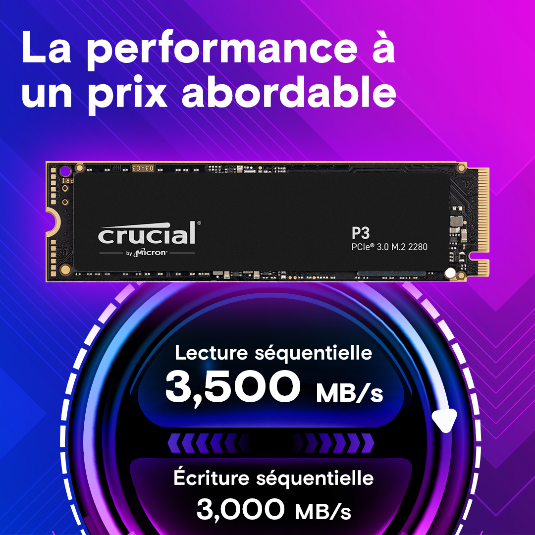 Crucial P3 M.2 2280 SSD 4TB　CT4000P3SSD8 Crucial P3 4TB PCIe M.2 2280 SSD | CT4000P3SSD8 | Crucial.com