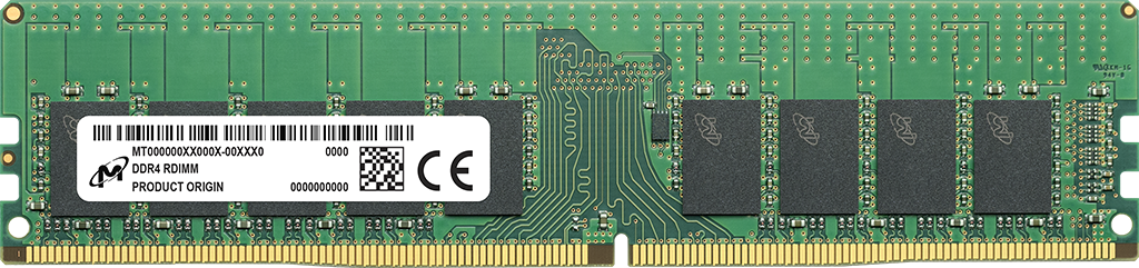 Micron 32GB DDR4-2933 RDIMM 2Rx8 CL21 | MTA18ASF4G72PDZ-2G9E1R