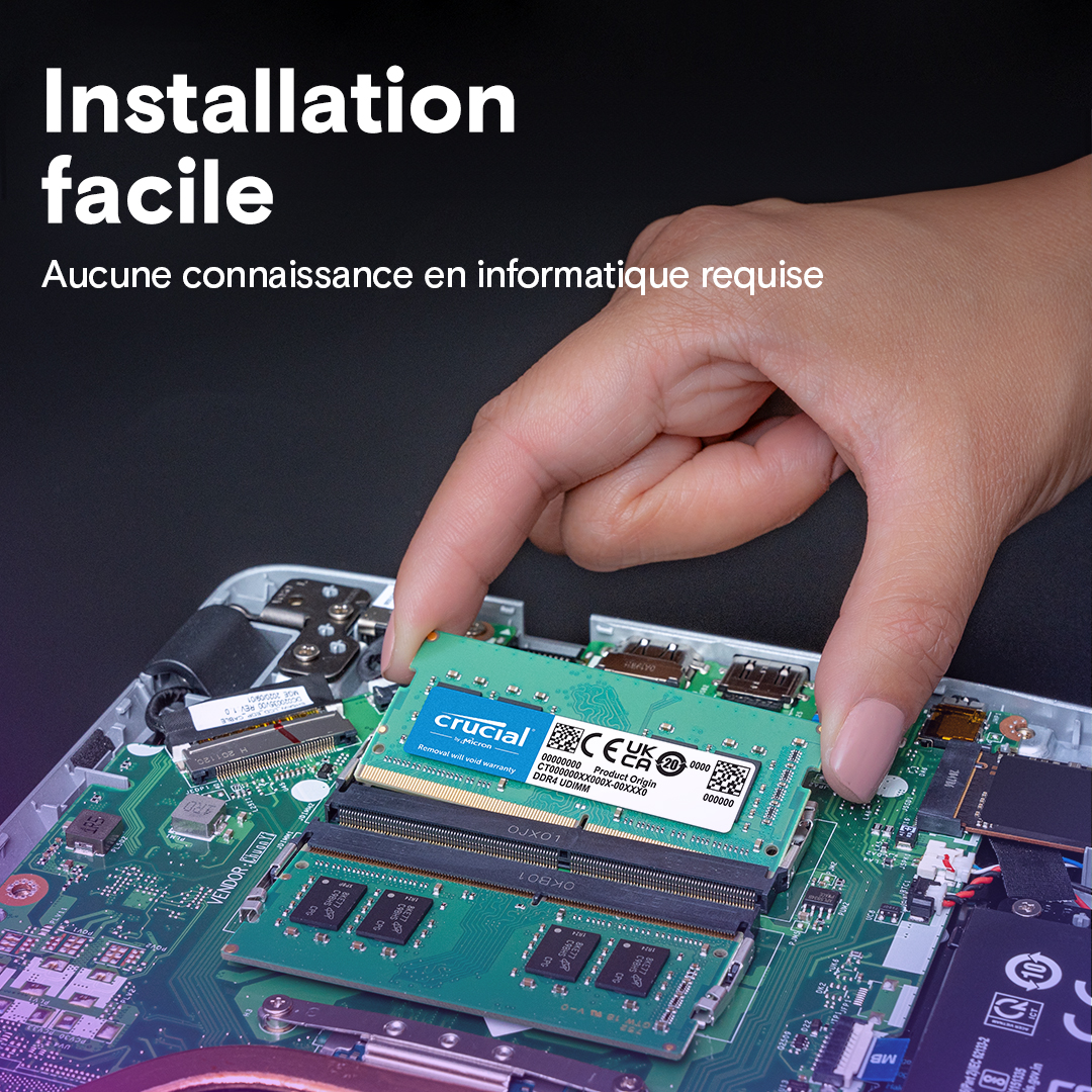 Crucial 64GB Kit (2 x 32GB) DDR4-3200 SODIMM