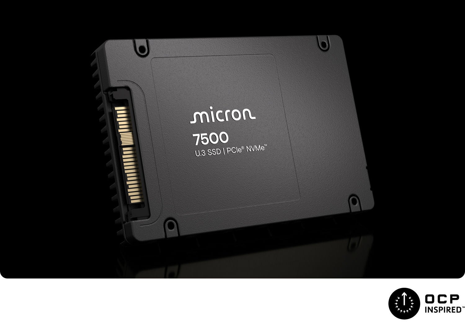 内蔵型SSD Micron 7500 Max - SSD - 3.2 Tb U.3 Pcie Micron 7500 NVMe SSD | Micron Technology Inc.