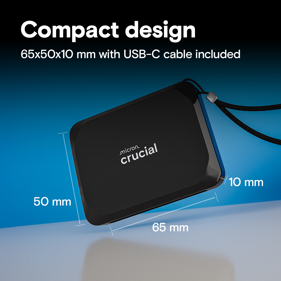 Crucial X9 4TB Portable SSD | CT4000X9SSD9 | Crucial.com