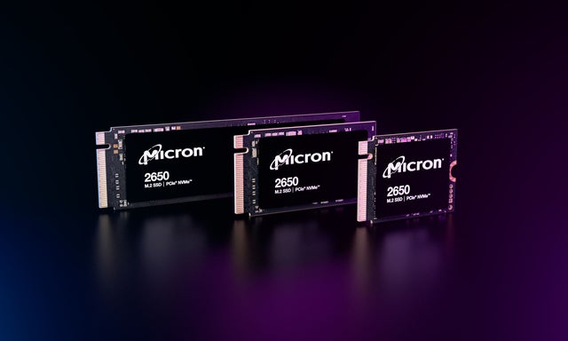 Micron 2650 SSD family shot