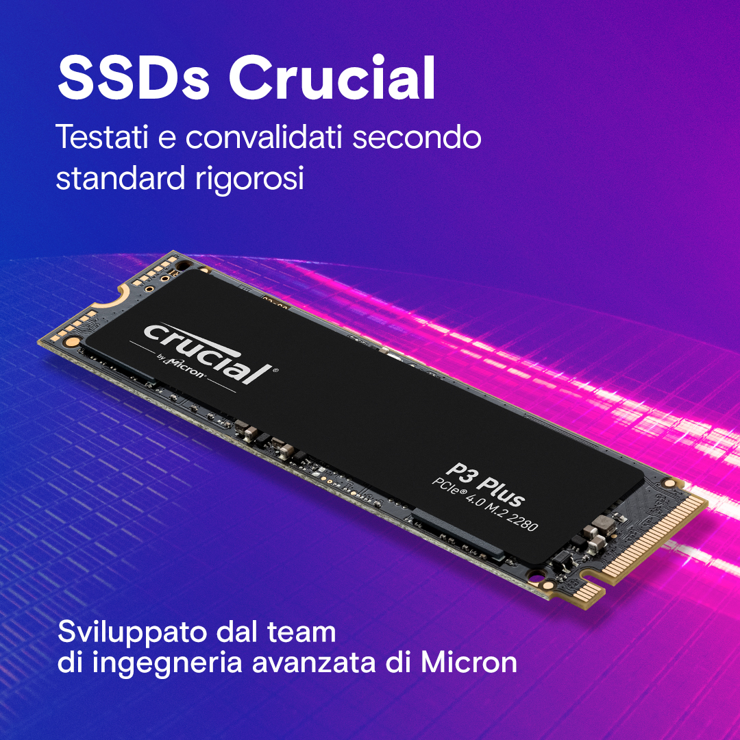 Crucial P3 Plus 2TB PCIe M.2 2280 SSD | CT2000P3PSSD8