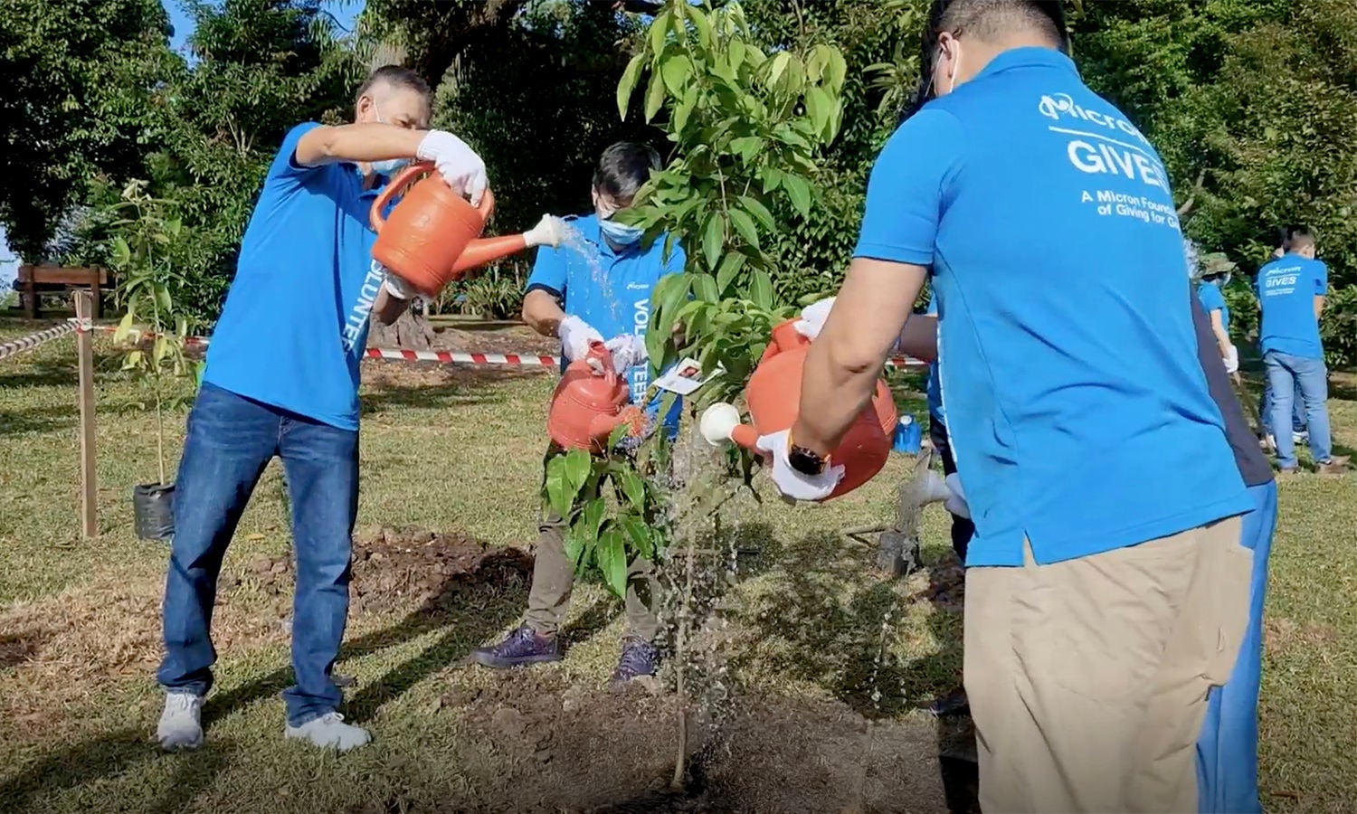 Group of interns in a conference room