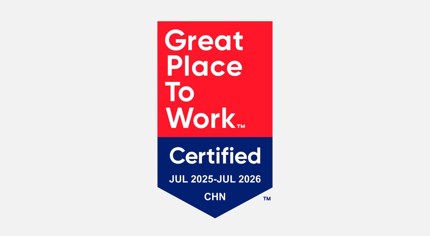 Great place to work China logo