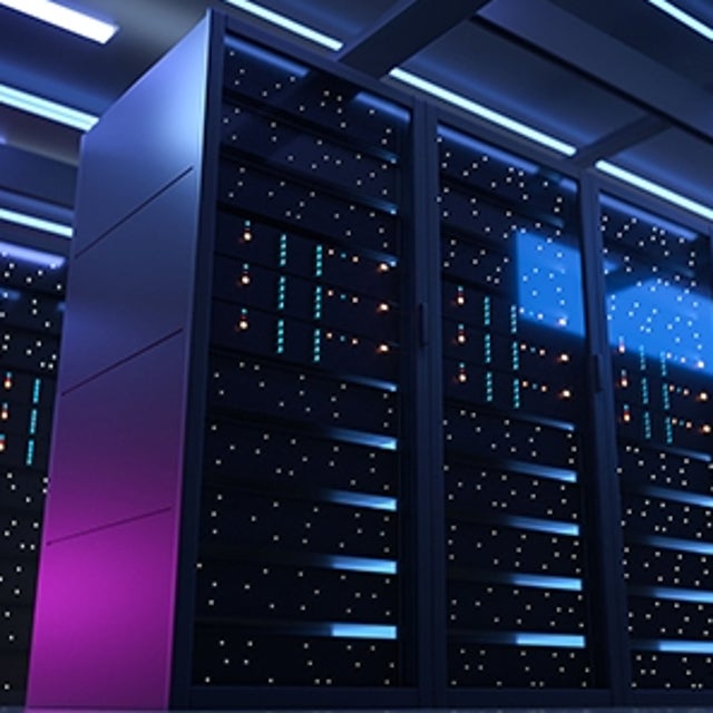 Autobahnbeleuchtung bei Nacht 