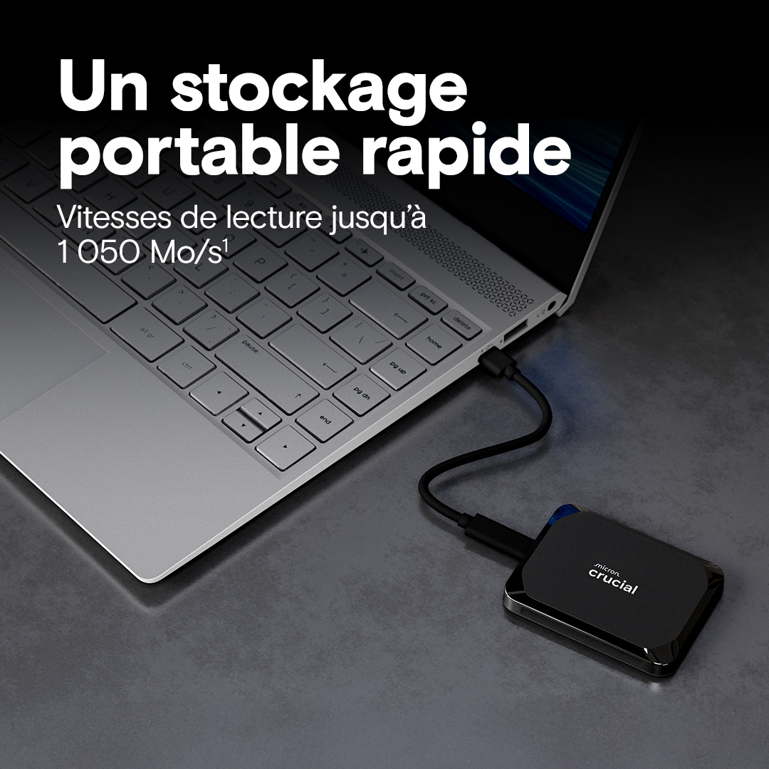 Crucial X9 2TB Portable SSD | CT2000X9SSD9 | Crucial.com