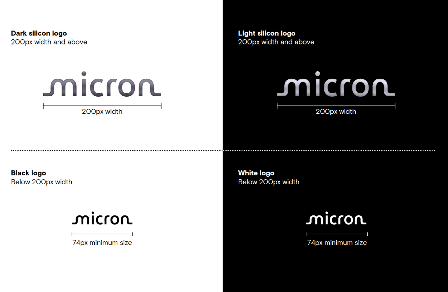 Micron Logo Minimum size