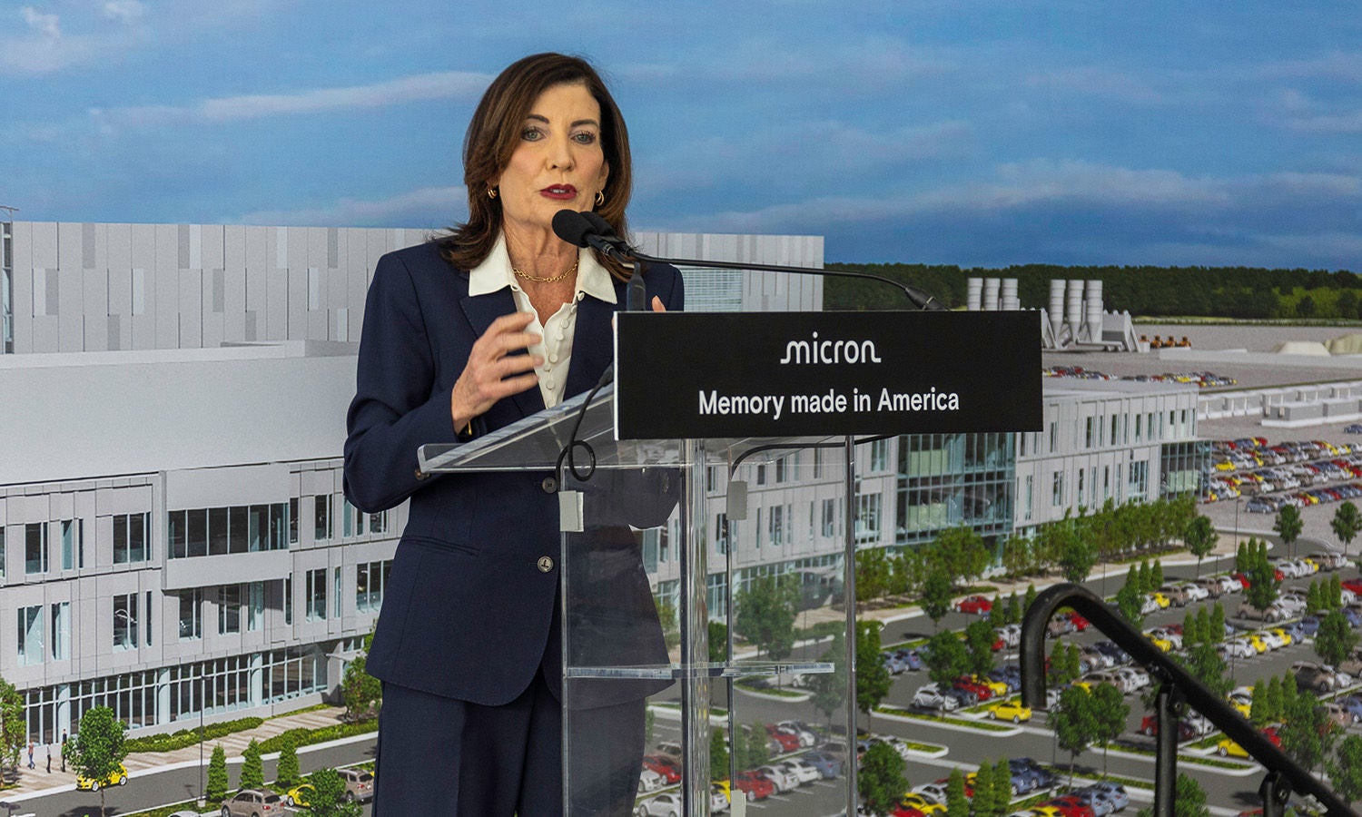 2026 Micron New York groundbreaking ceremony