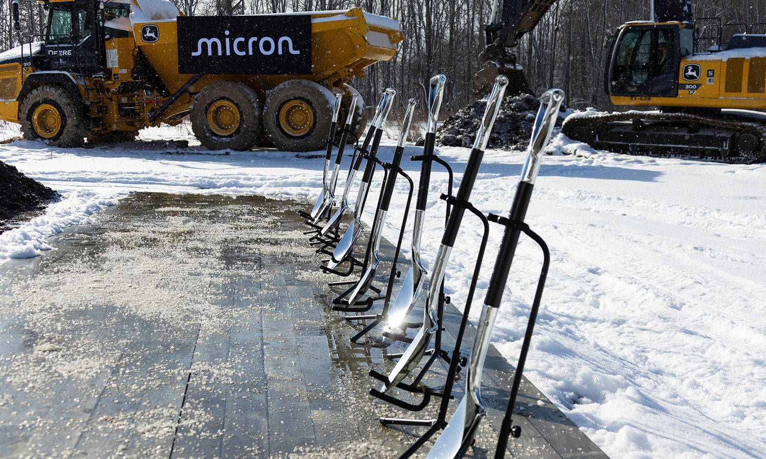 2026 Micron New York groundbreaking ceremony