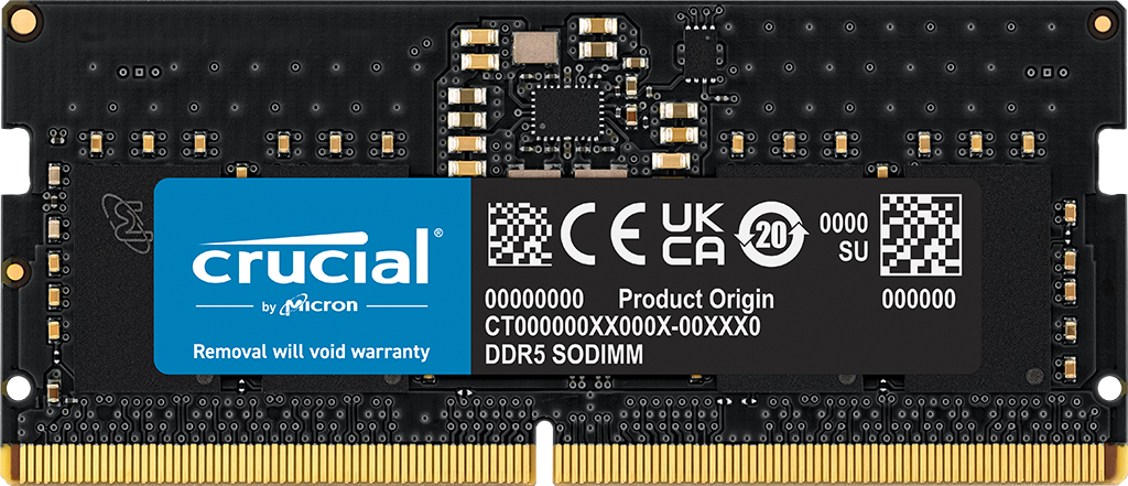 Crucial 8GB DDR5-4800 SODIMM- view 1