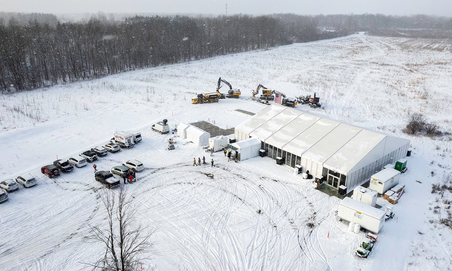 2026 Micron New York groundbreaking ceremony