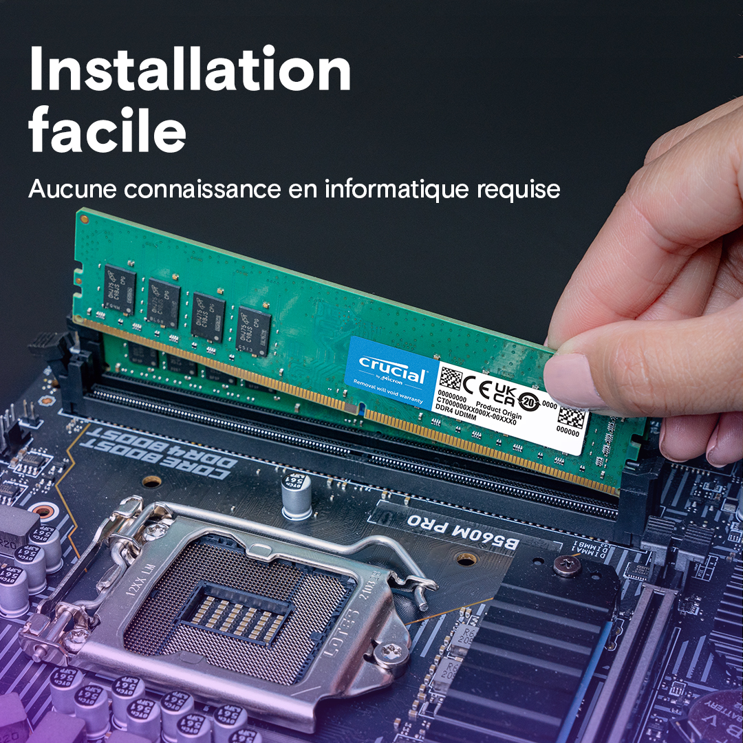 メモリー crucial DDR4 3200 64GBkit (32GBx2) Crucial 64GB Kit (2 x 32GB) DDR4-3200 UDIMM | CT2K32G4DFD832A