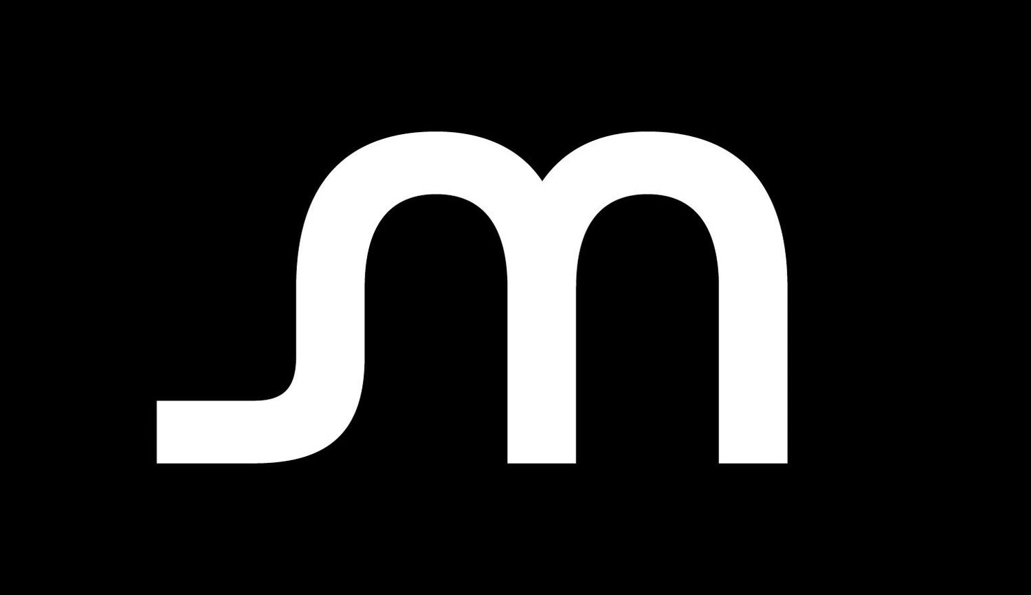 Micron logo symbol on black background