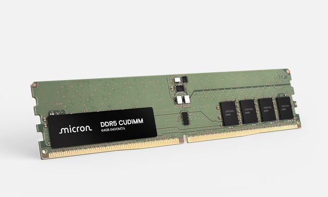 美光 DDR5 UDIMM 模块