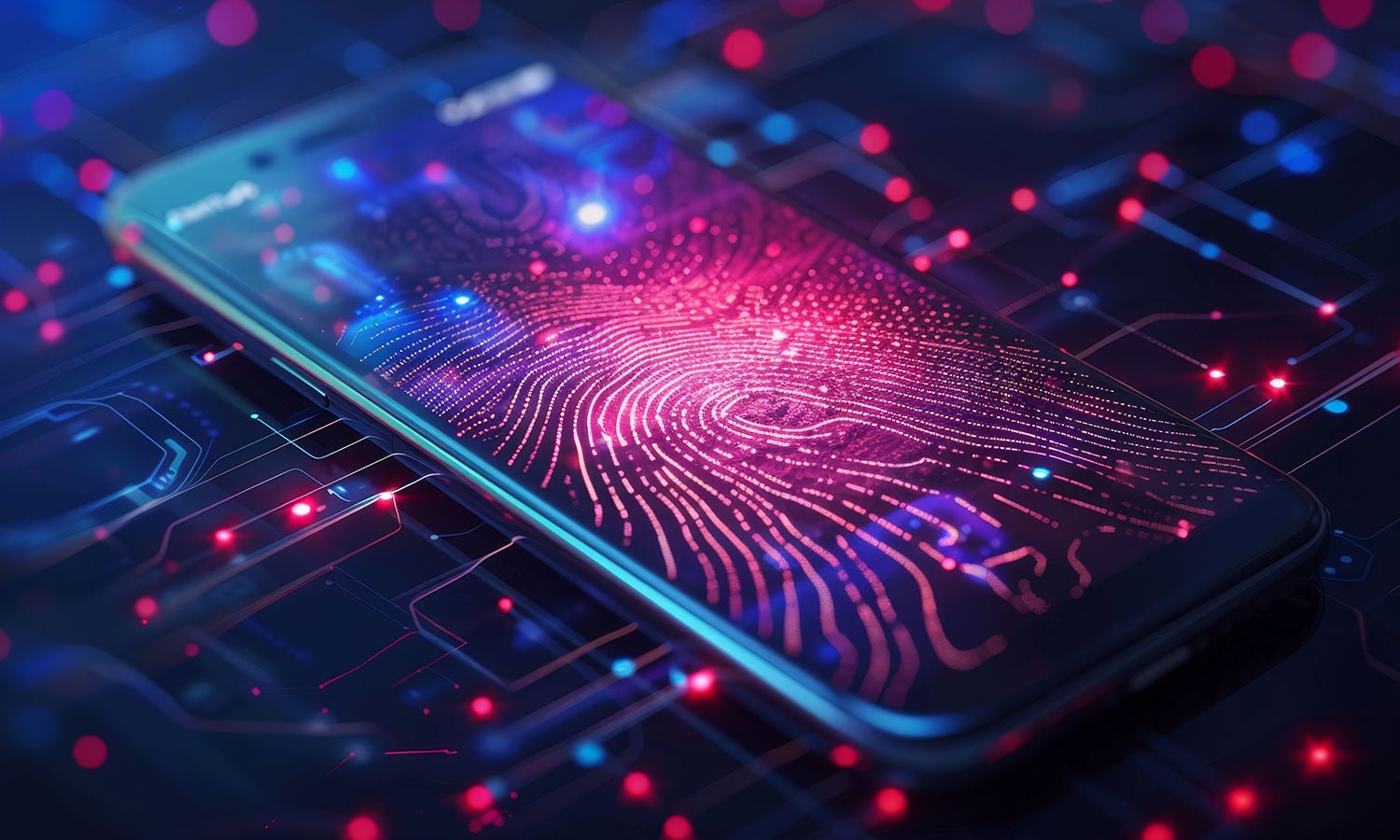 Phone with virtual digital fingerprint