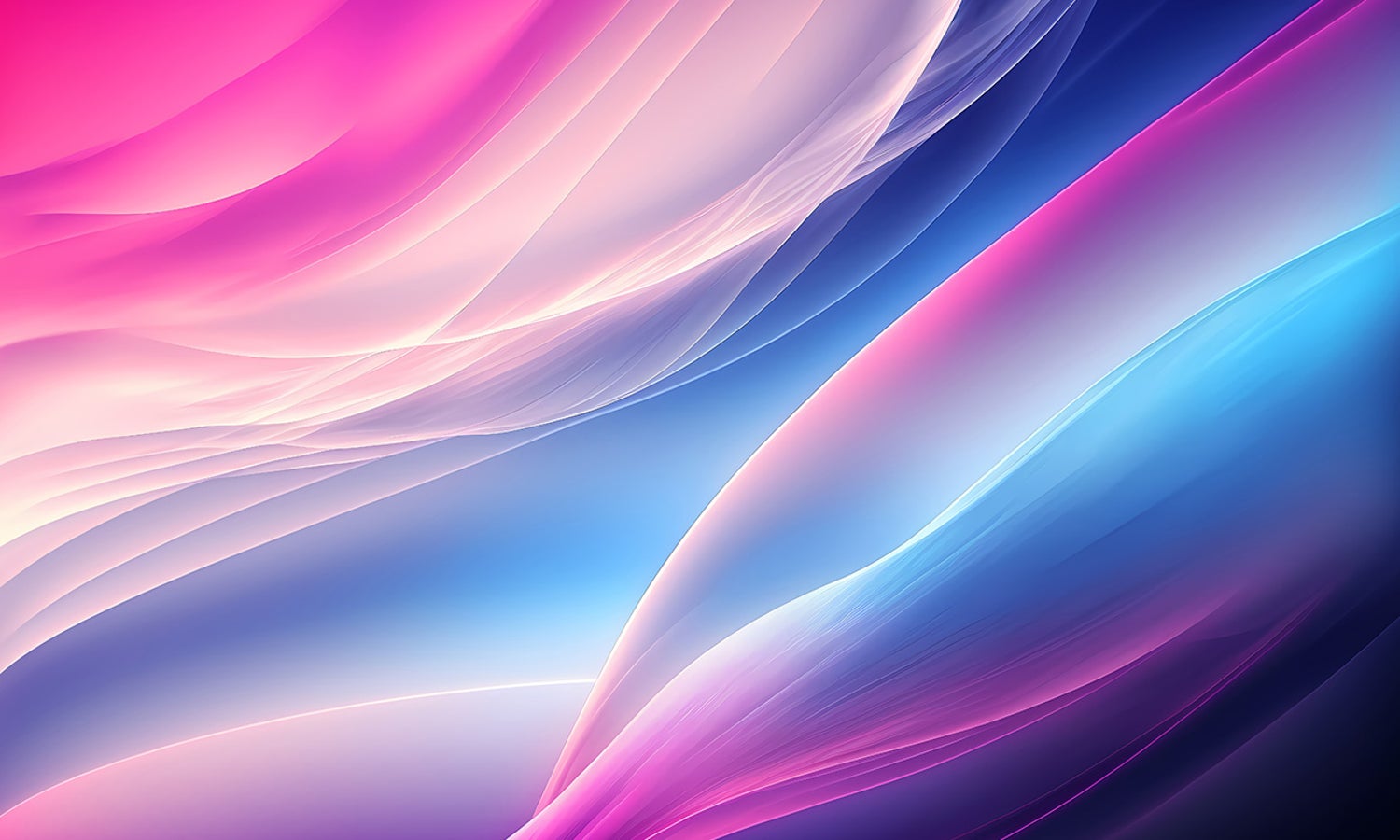 abstract ribbons of color