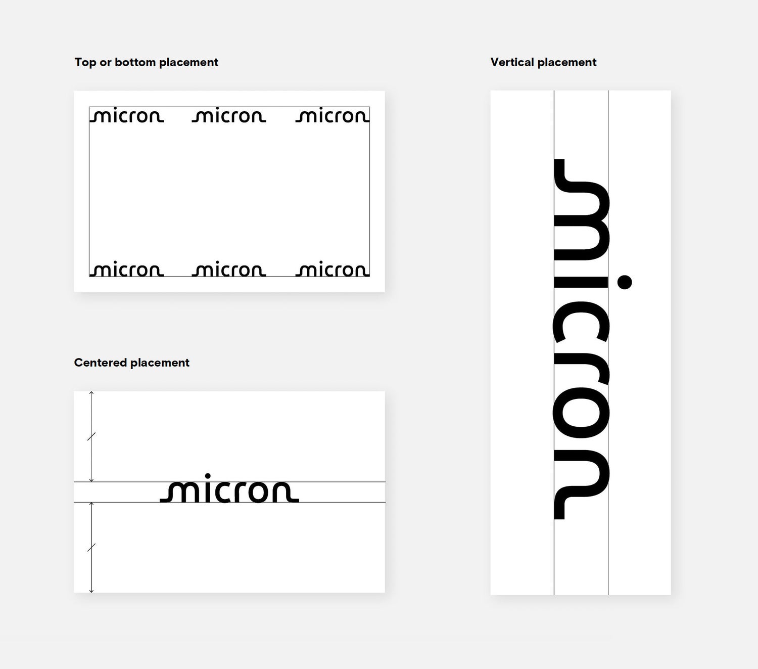 Micron Logo placement