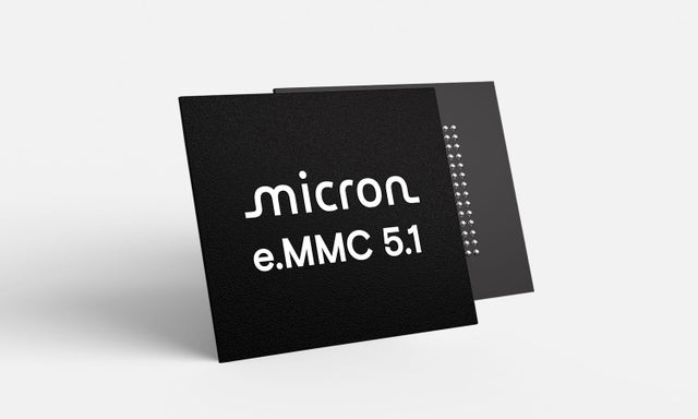 Micron e.MMC 5.1 device front and back