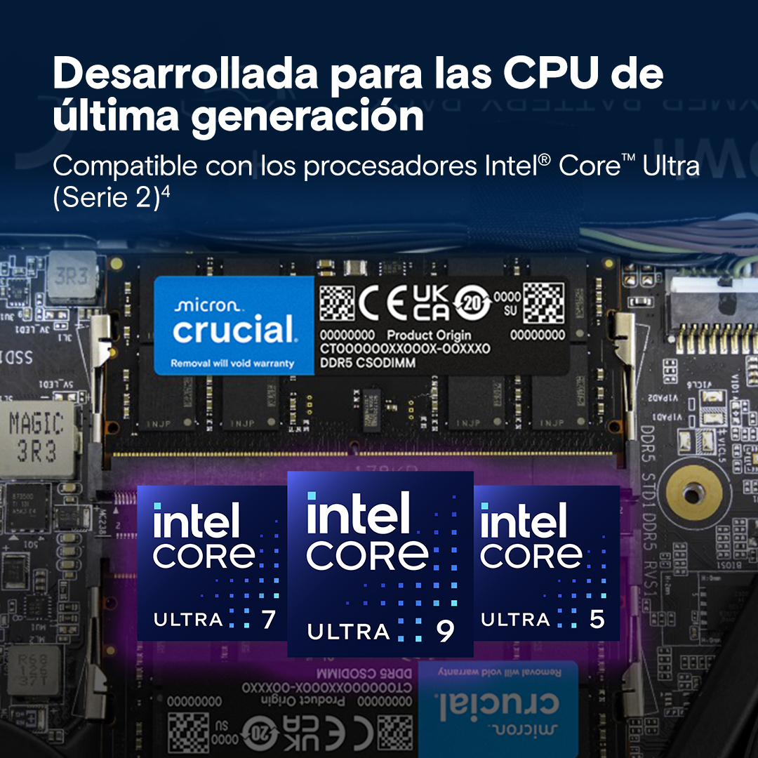 Crucial 64GB (32GB×2) メモリ DDR5 新品未開封 Crucial RAM 64GB Kit (2x32GB) DDR5 5200MHz (o 4800MHz) Memoria del
