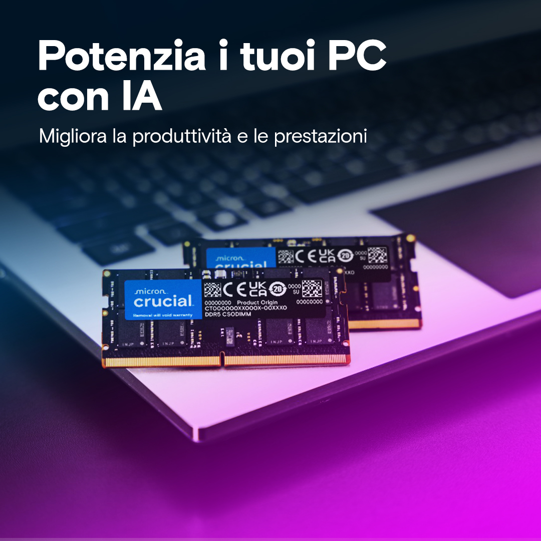 Crucial 32GB DDR5-6400 CSODIMM | CT32G64C52CS5 | Crucial IT