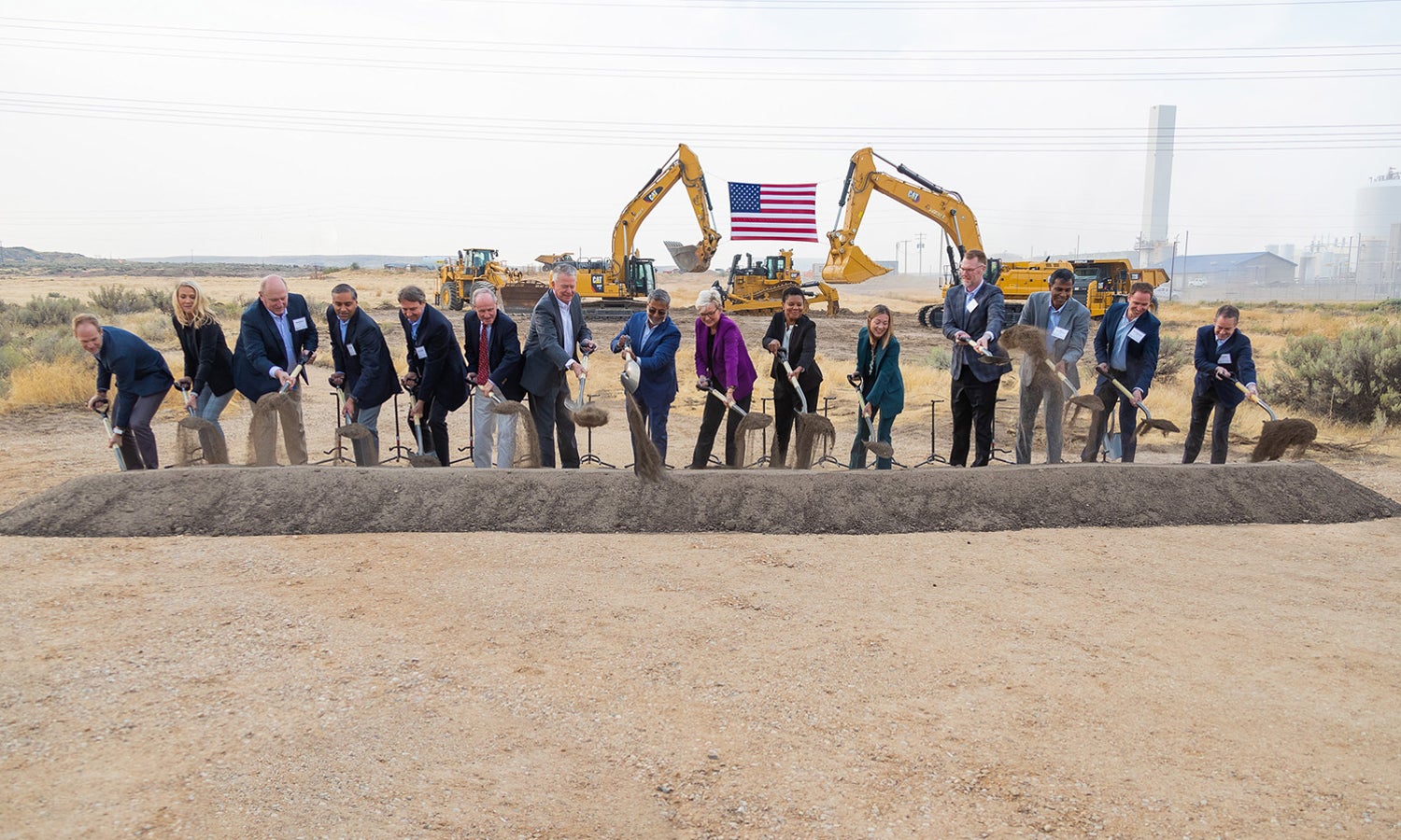 Micron leaders and VIPs attend Boise fab groundbreaking ceremony