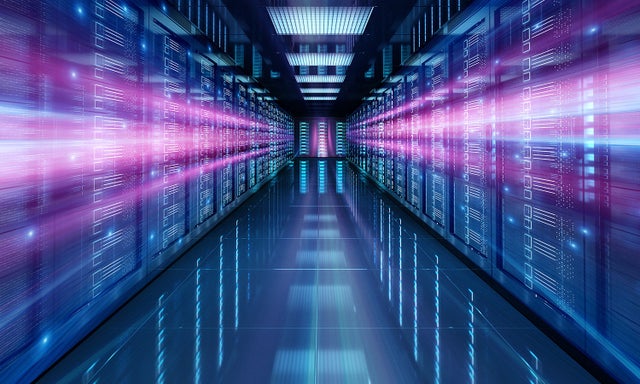 Data center hallway