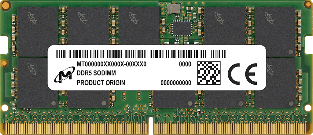 CENTURY micro DDR5-5600 16GB メモリー micron-ddr5-ecc-sodimm-16GB-