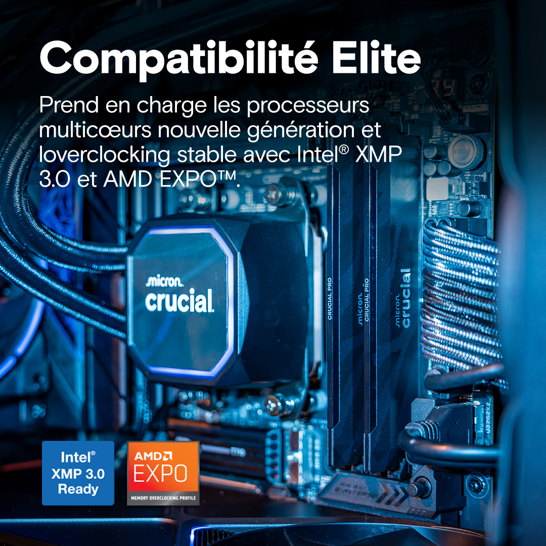 Crucial Pro DDR5-6400 CL32 32GB Kit (16GBx2) UDIMM: OC Gaming