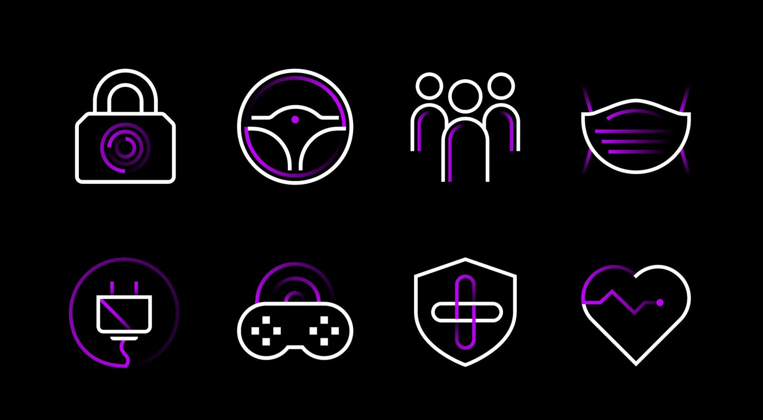 Data visualization icons