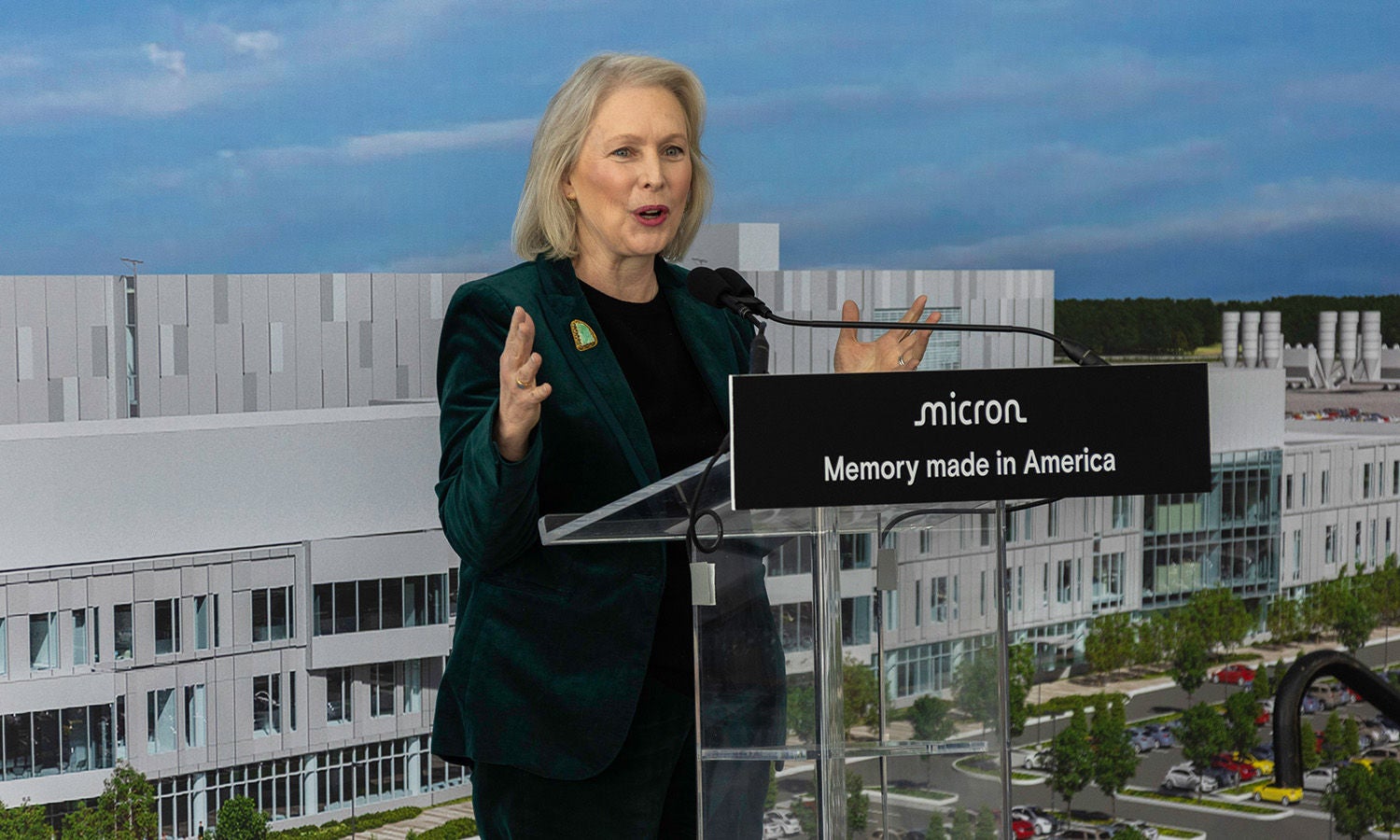 2026 Micron New York groundbreaking ceremony